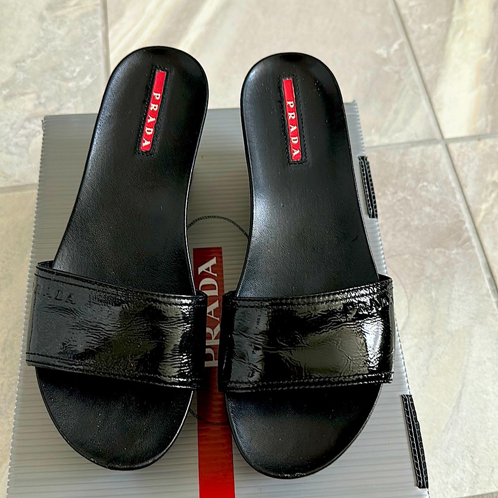 Prada Platform Slides - image 1